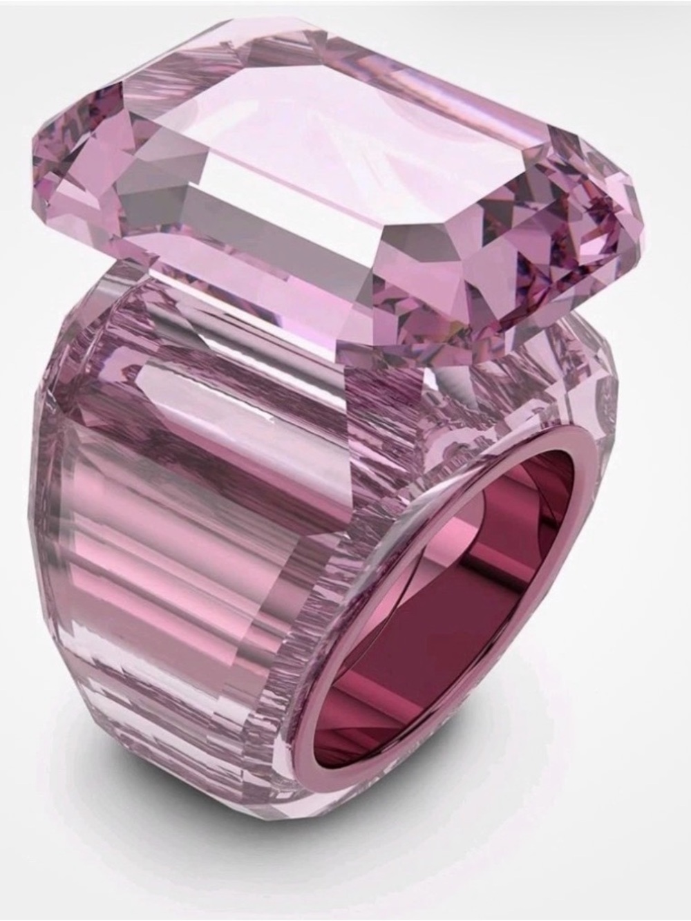 Swarovski Pink Lucent ring…size 60